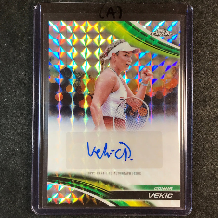 2025 Topps Chrome Tennis DONNA VEKIC Geometric Auto #DVC (A)