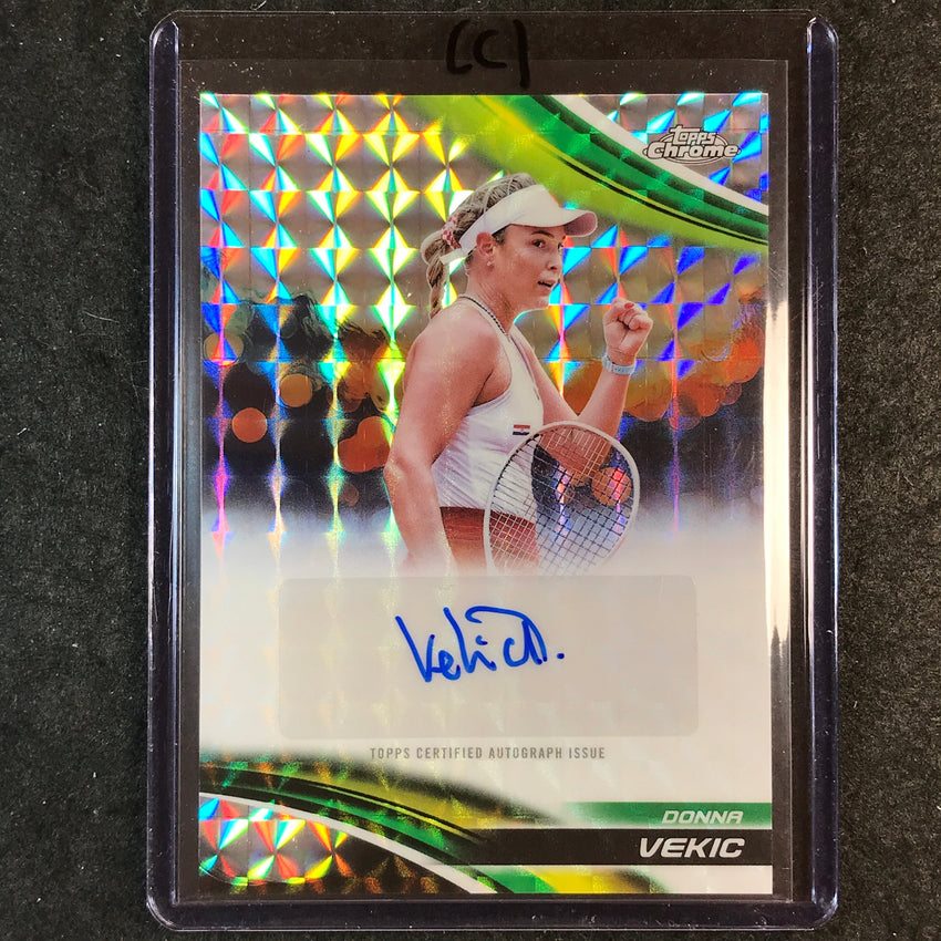 2025 Topps Chrome Tennis DONNA VEKIC Geometric Auto #DVC (C)