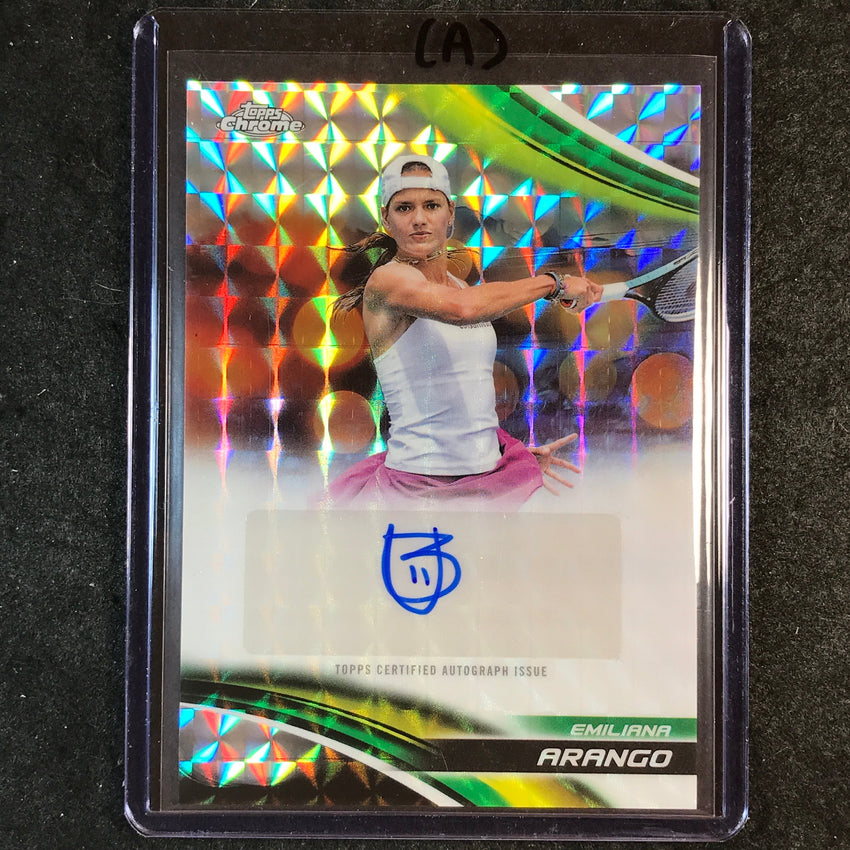 2025 Topps Chrome Tennis EMILIANO ARANGO Geometric Auto #EAO (A)