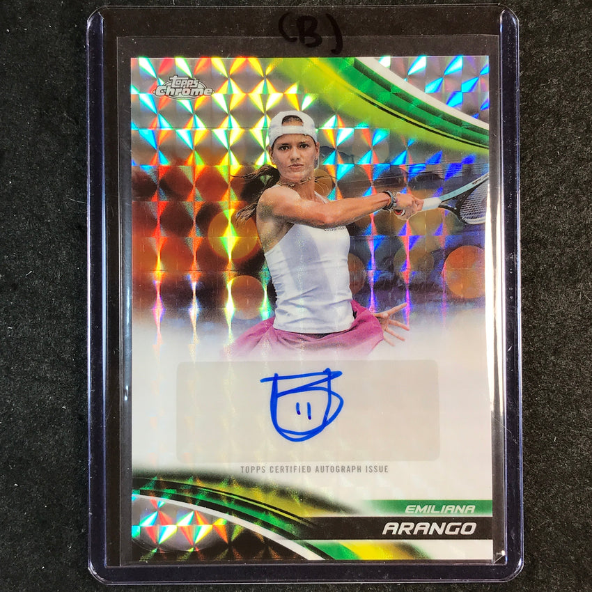 2025 Topps Chrome Tennis EMILIANO ARANGO Geometric Auto #EAO (B)