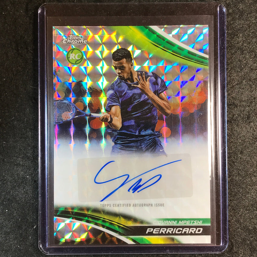 2025 Topps Chrome Tennis GIOVANNI MPETSHI PERRICARD Rookie Geometric Auto #GMP