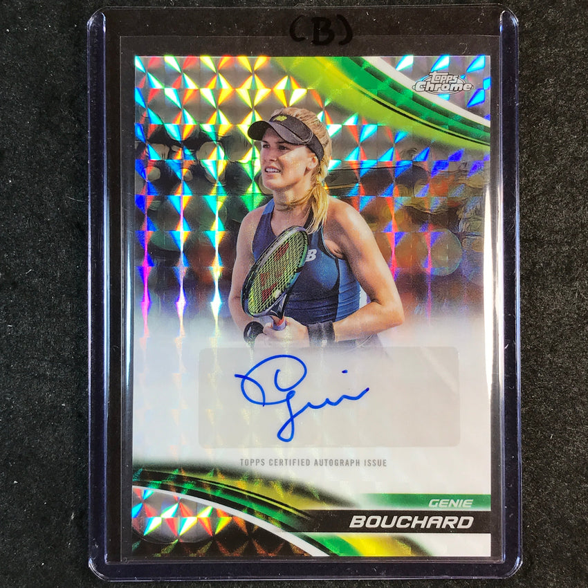 2025 Topps Chrome Tennis GENIE BOUCHARD Geometric Auto #GBD (B)