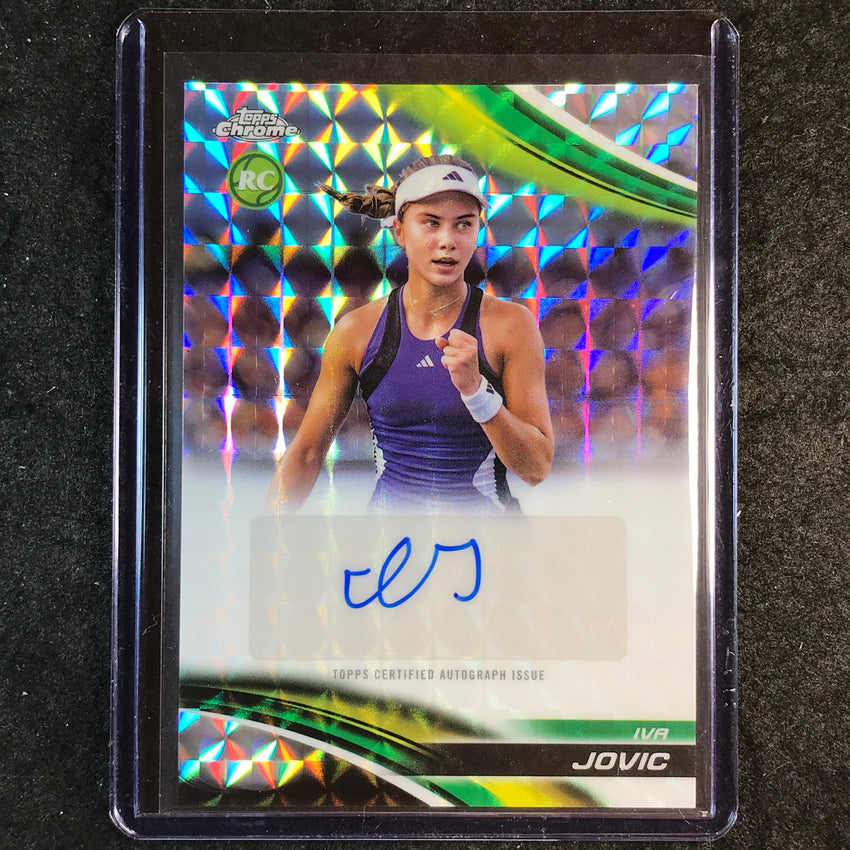 2025 Topps Chrome Tennis IVA JOVIC Rookie Geometric Auto #IJC