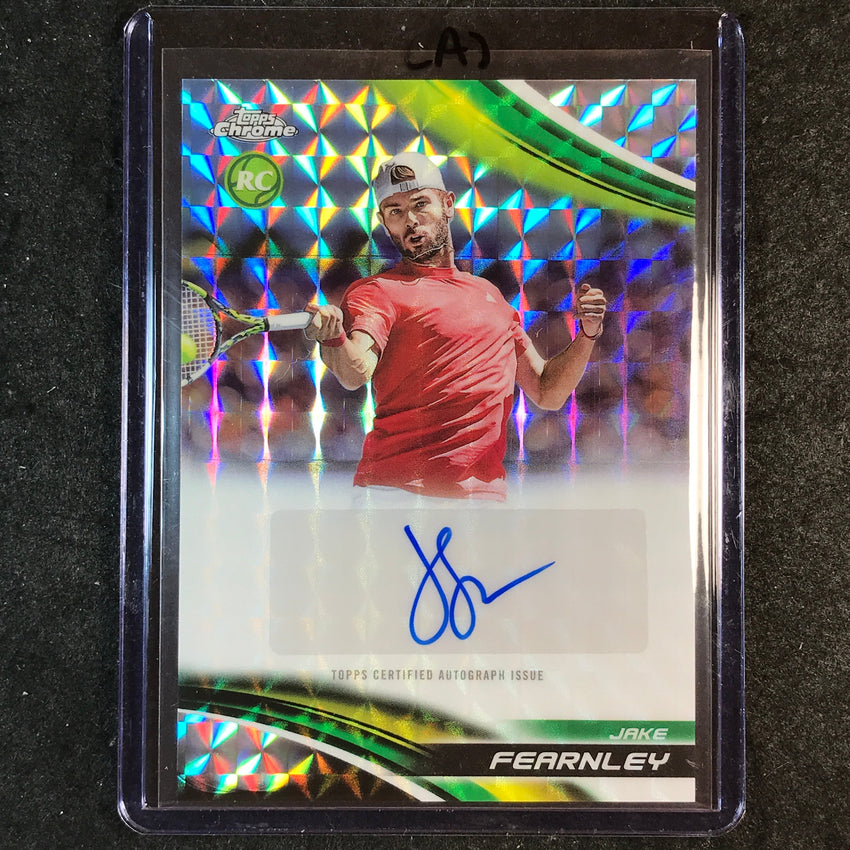 2025 Topps Chrome Tennis JAKE FEARNLEY Rookie Geometric Auto #JFY (A)