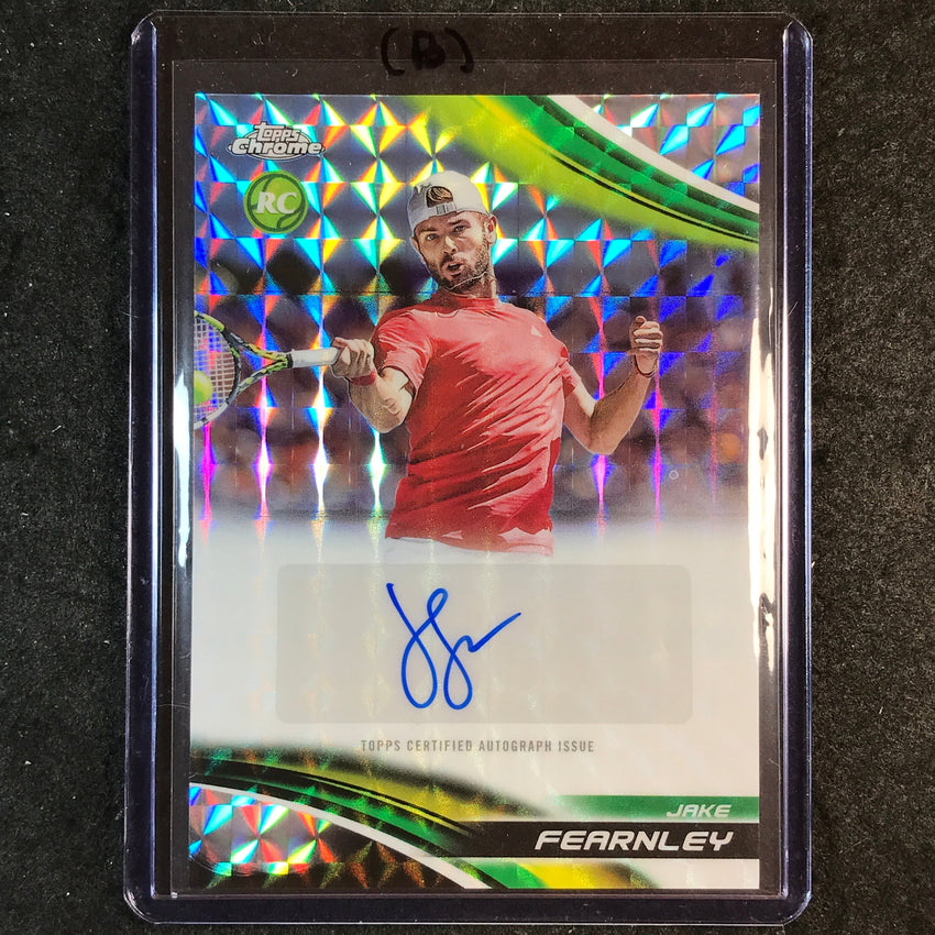 2025 Topps Chrome Tennis JAKE FEARNLEY Rookie Geometric Auto #JFY (B)