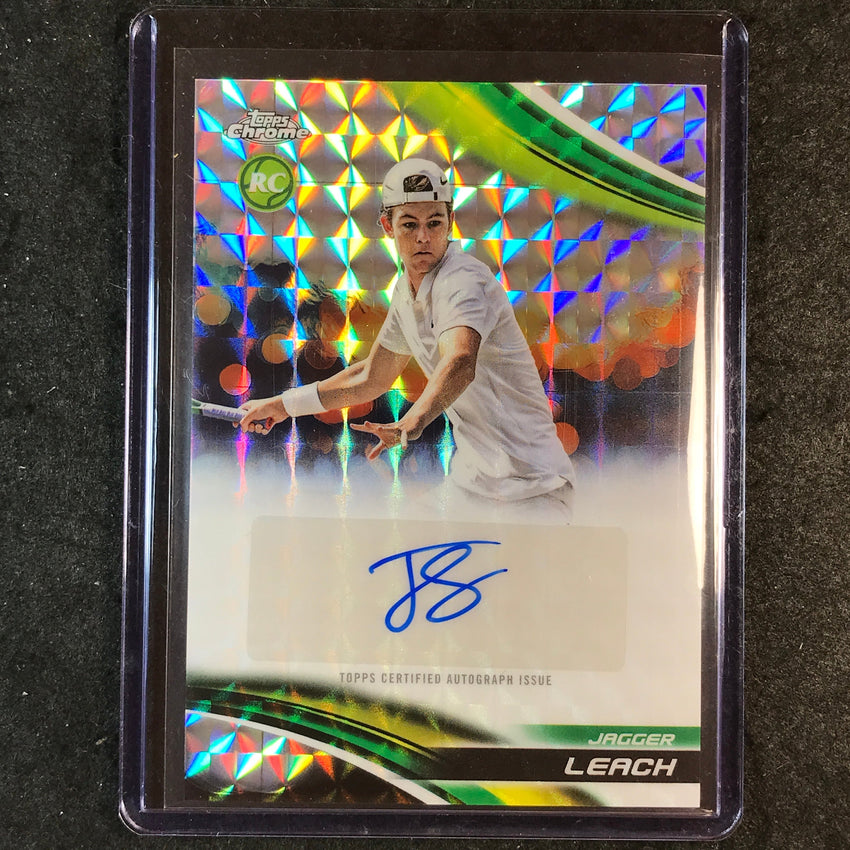 2025 Topps Chrome Tennis JAGGER LEACH Rookie Geometric Auto #JLH