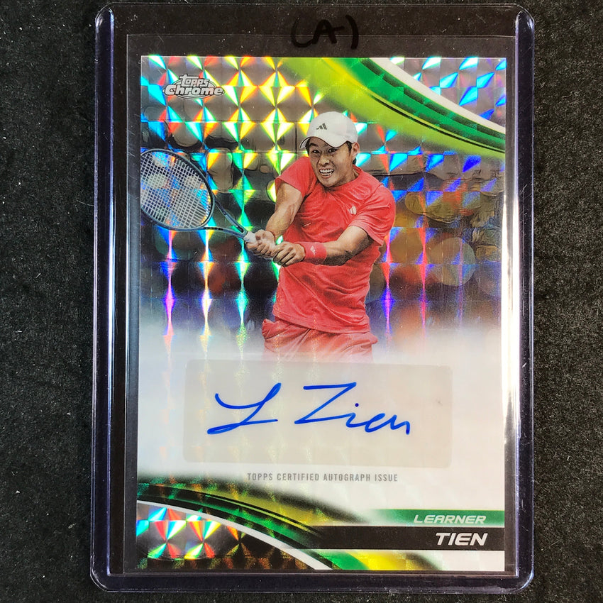 2025 Topps Chrome Tennis LEARNER TIEN Geometric Auto #LTN (A)