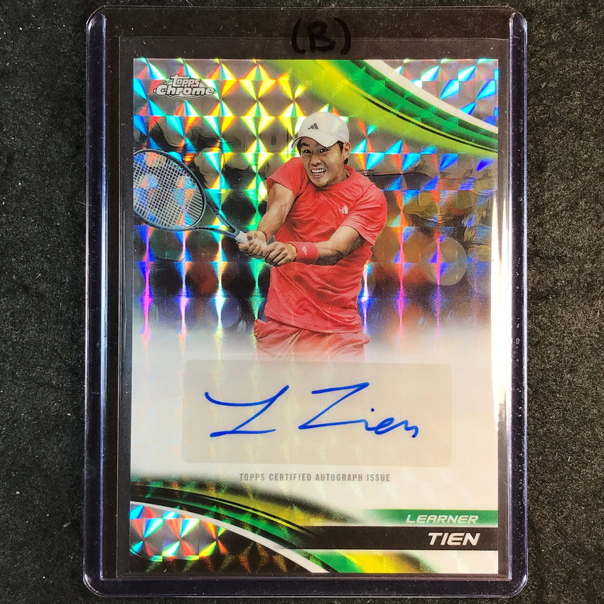 2025 Topps Chrome Tennis LEARNER TIEN Geometric Auto #LTN (B)