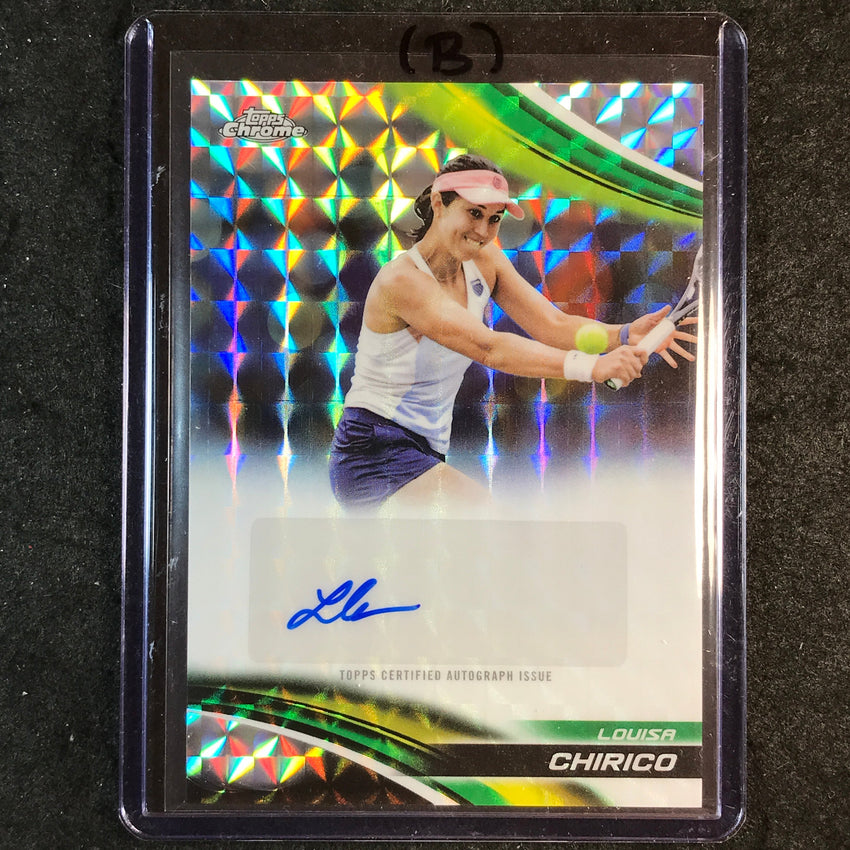 2025 Topps Chrome Tennis LOUISA CHIRICO Geometric Auto #LCO (B)