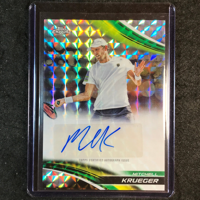 2025 Topps Chrome Tennis MITCHELL KRUEGER Geometric Auto #MKR