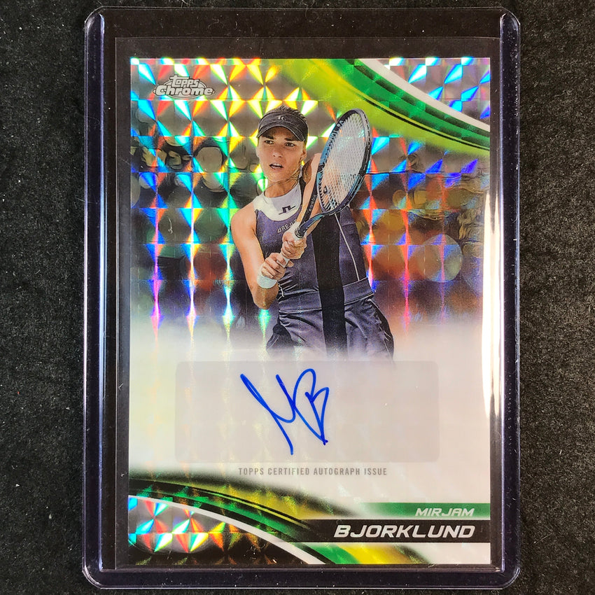2025 Topps Chrome Tennis MIRJAM BJORKLUND Geometric Auto #MBD