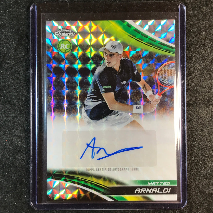 2025 Topps Chrome Tennis MATTEO ARNALDI Rookie Geometric Auto #MAI