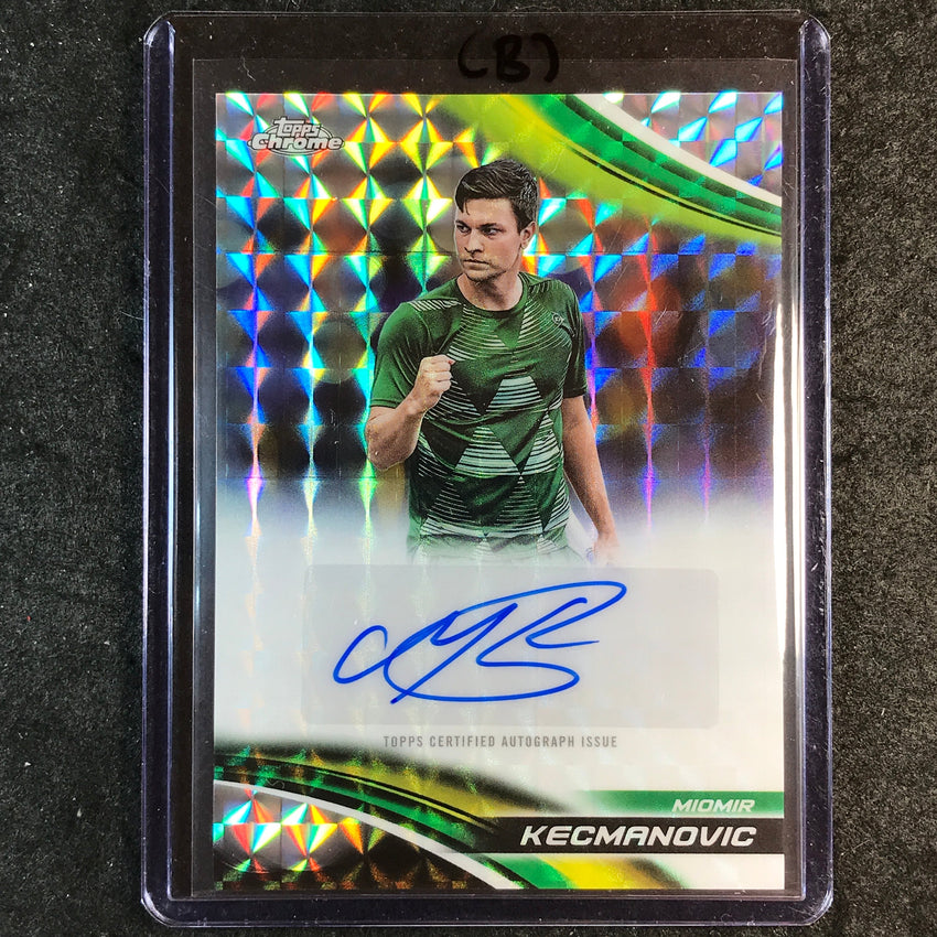 2025 Topps Chrome Tennis MIOMIR KECMANOVIC Geometric Auto #MKC (B)