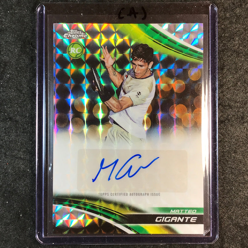 2025 Topps Chrome Tennis MATTEO GIGANTE Rookie Geometric Auto #MGE (A)