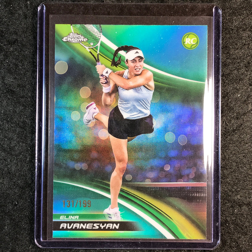 2025 Topps Chrome Tennis ELINA AVANESYAN Rookie Aqua /199 #67