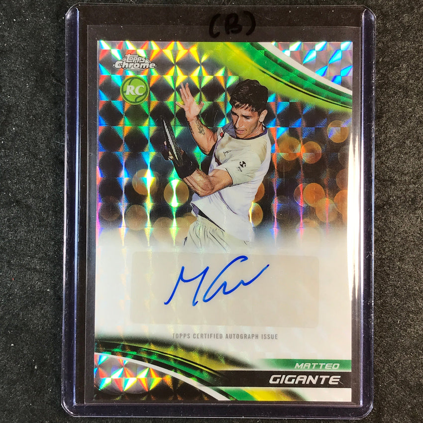 2025 Topps Chrome Tennis MATTEO GIGANTE Rookie Geometric Auto #MGE (B)