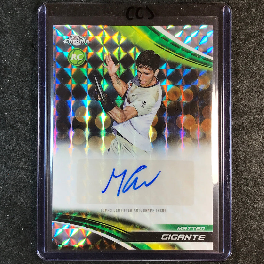 2025 Topps Chrome Tennis MATTEO GIGANTE Rookie Geometric Auto #MGE (C)