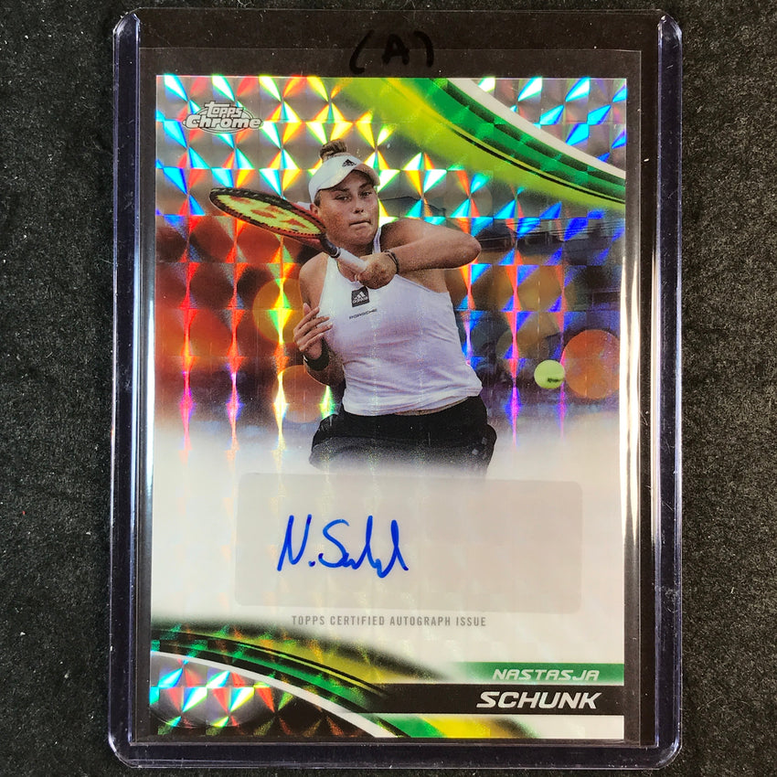 2025 Topps Chrome Tennis NASTASJA SCHUNK Geometric Auto #NSK (A)