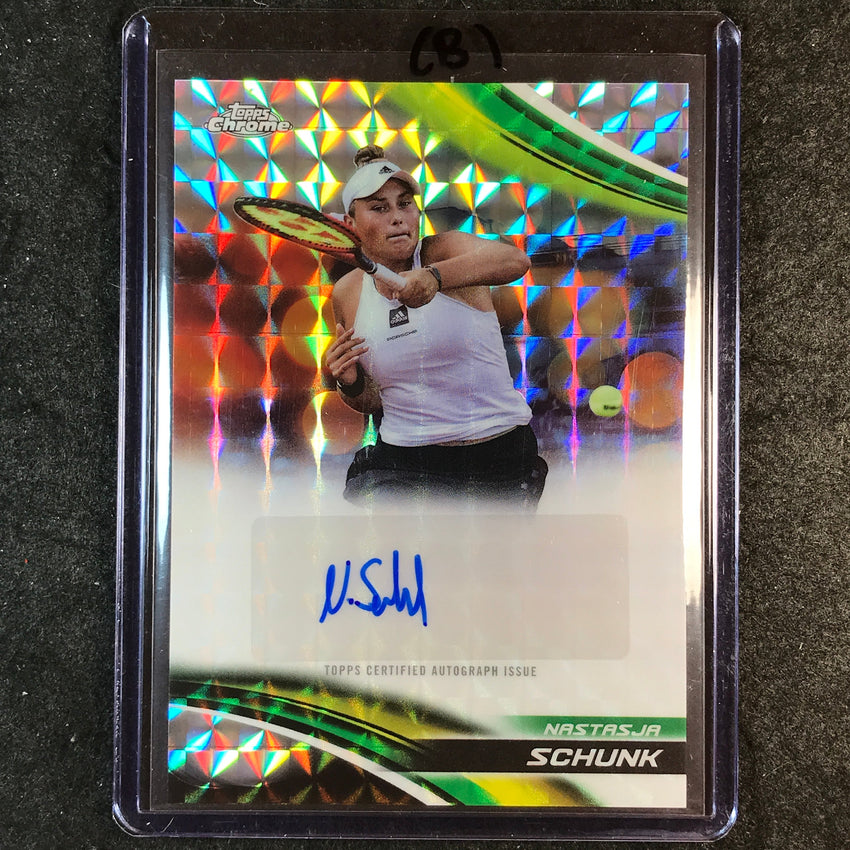 2025 Topps Chrome Tennis NASTASJA SCHUNK Geometric Auto #NSK (B)