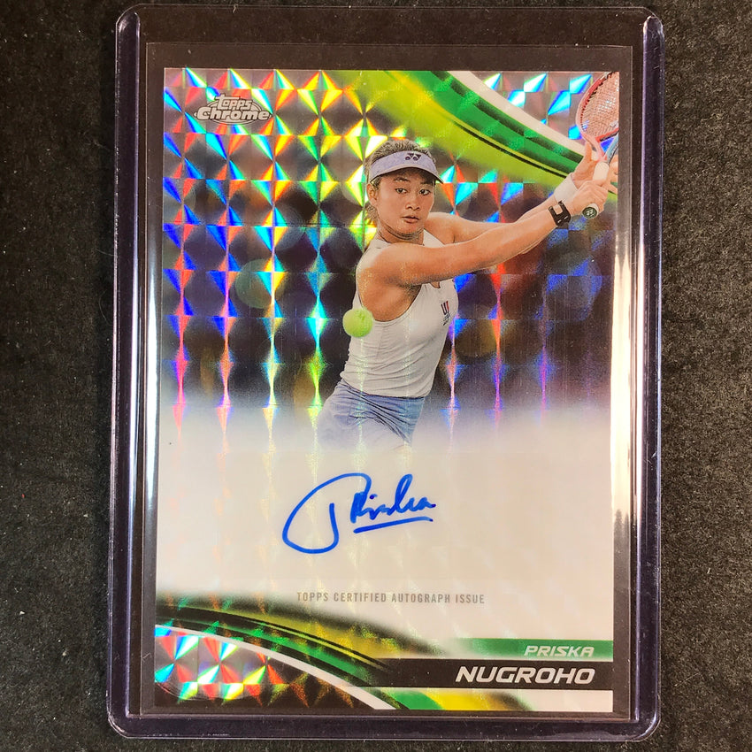 2025 Topps Chrome Tennis PRISKA NUGROHO Geometric Auto #PNO