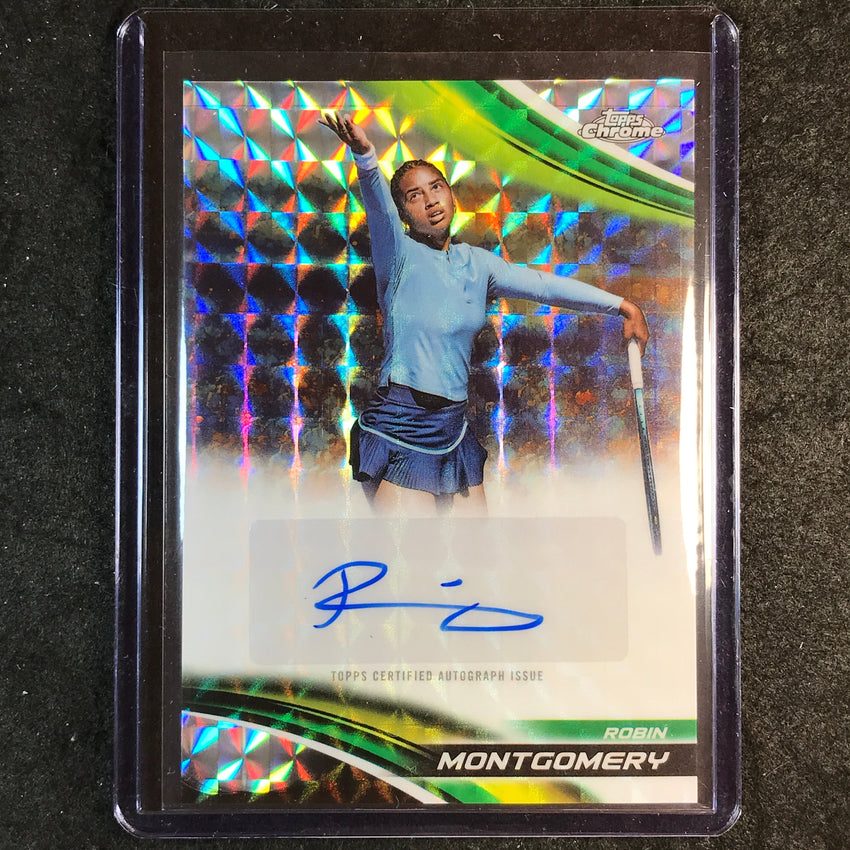 2025 Topps Chrome Tennis ROBIN MONTGOMERY Geometric Auto #RMY