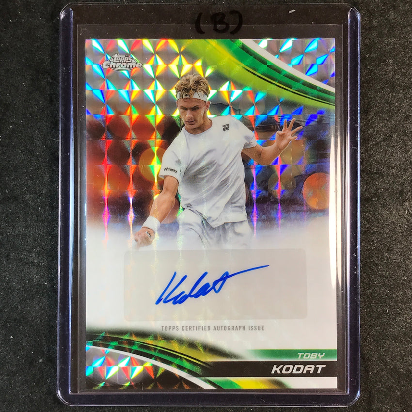 2025 Topps Chrome Tennis TOBY KODAT Geometric Auto #TKT (B)