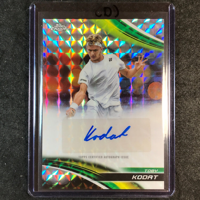 2025 Topps Chrome Tennis TOBY KODAT Geometric Auto #TKT (D)