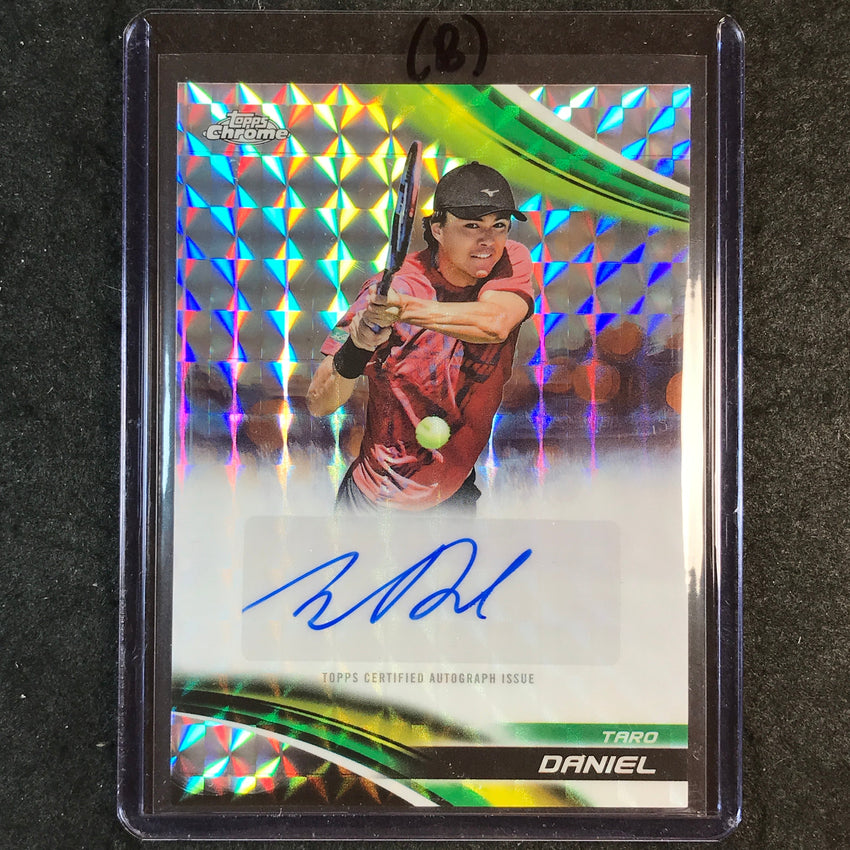 2025 Topps Chrome Tennis TARO DANIEL Geometric Auto #TDL (B)