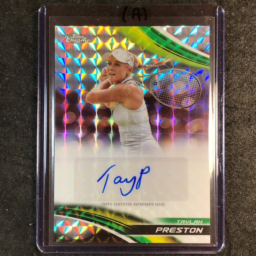 2025 Topps Chrome Tennis TAYLAH PRESTON Geometric Auto #TPN (A)