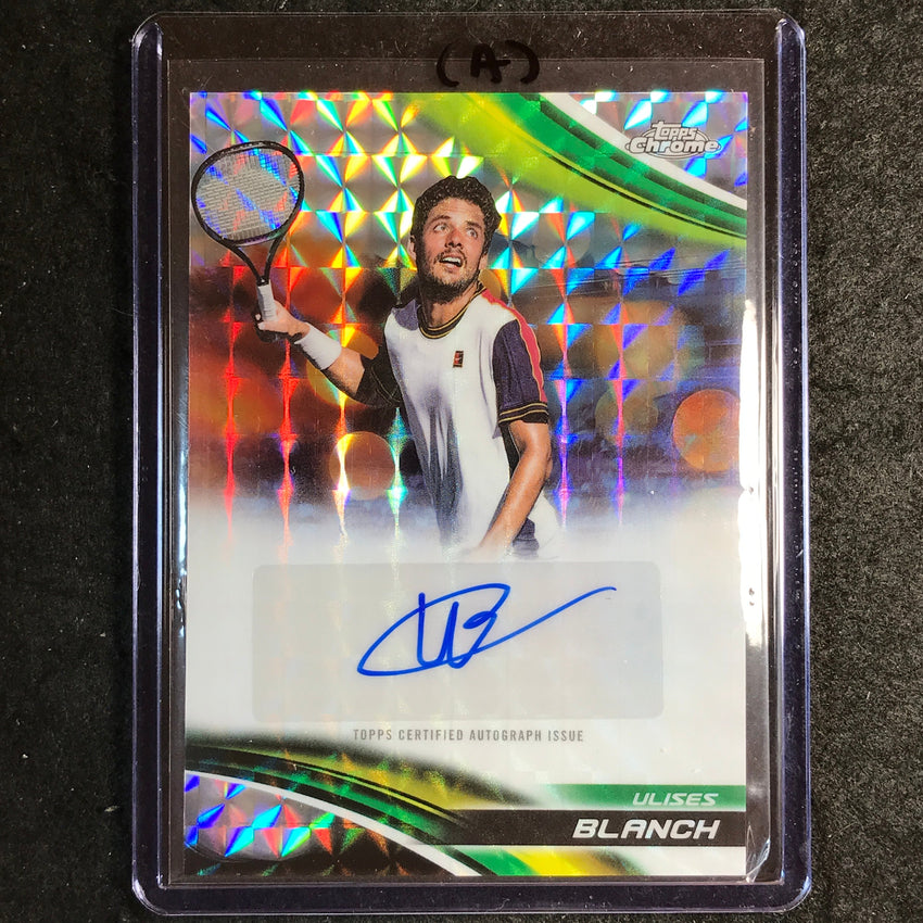 2025 Topps Chrome Tennis ULISES BLANCH Geometric Auto #UBH (A)