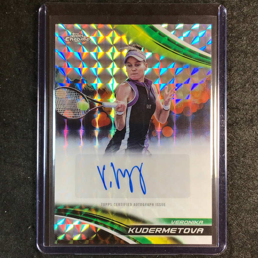 2025 Topps Chrome Tennis VERONIKA KUDERMETOVA Geometric Auto #VKA