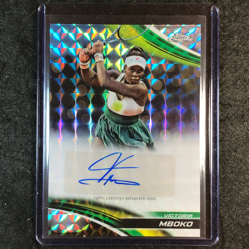 2025 Topps Chrome Tennis VICTORIA MBOKO Geometric Auto #VMO