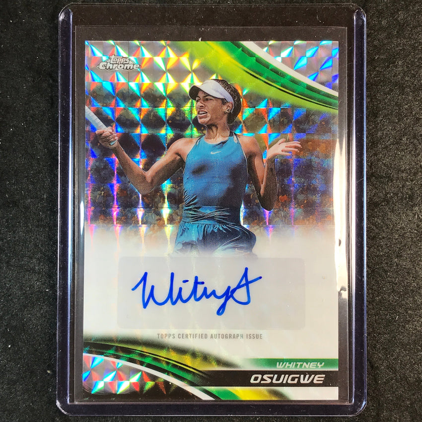 2025 Topps Chrome Tennis WHITNEY OSUIGWE Geometric Auto #WOE