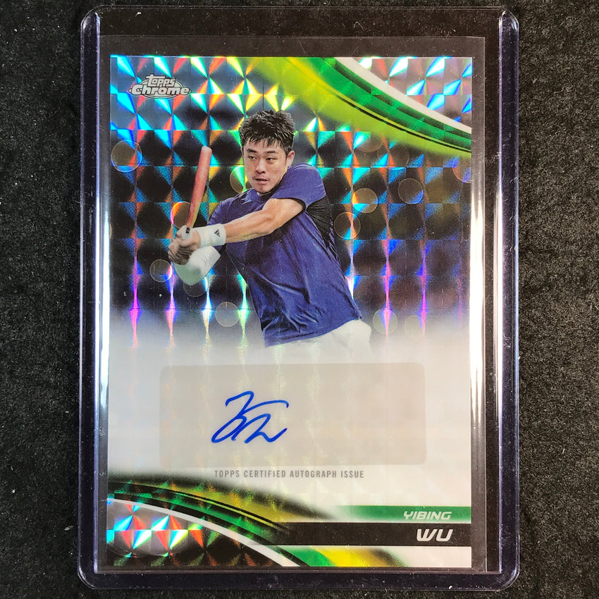 2025 Topps Chrome Tennis YIBING WU Geometric Auto #YWU