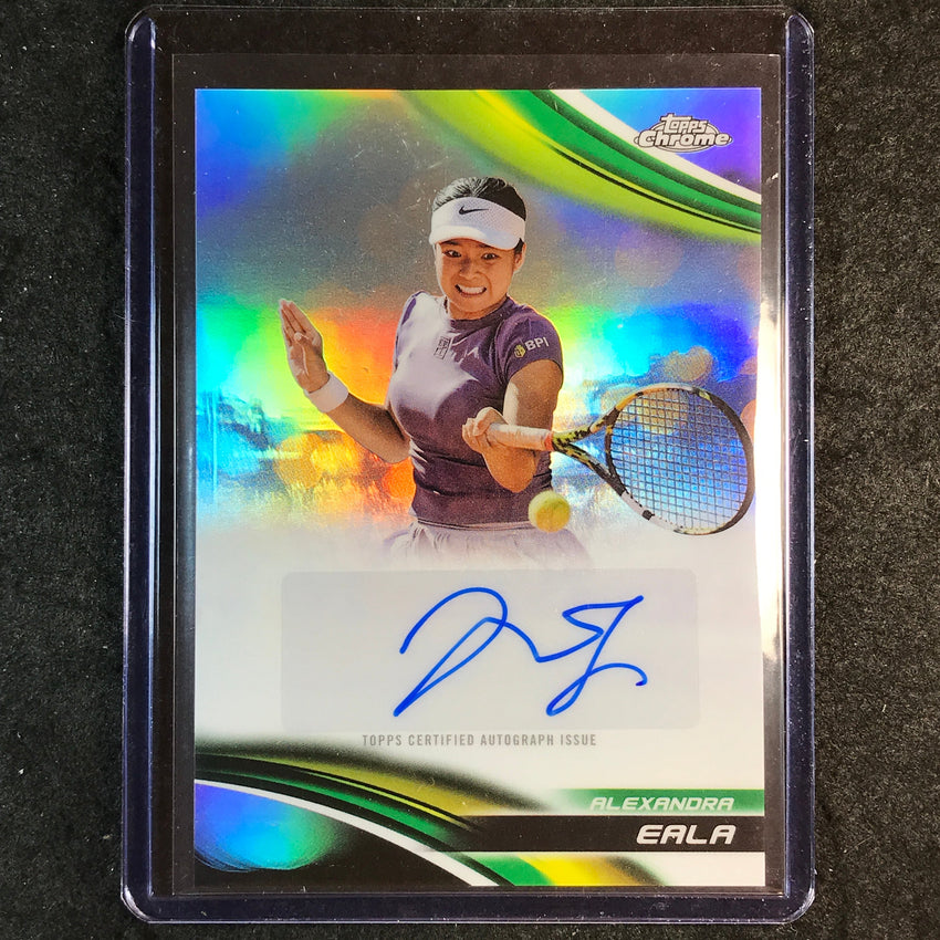 2025 Topps Chrome Tennis ALEXANDRA EALA Refractor Auto #AEA
