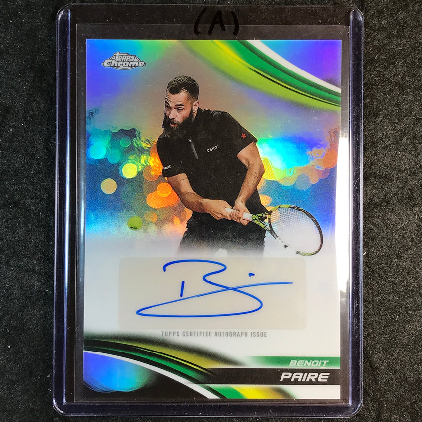2025 Topps Chrome Tennis BENOIT PAIRE Refractor Auto #BPE (A)