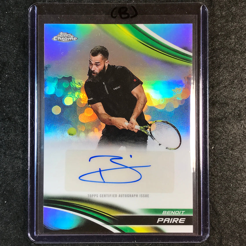 2025 Topps Chrome Tennis BENOIT PAIRE Refractor Auto #BPE (B)