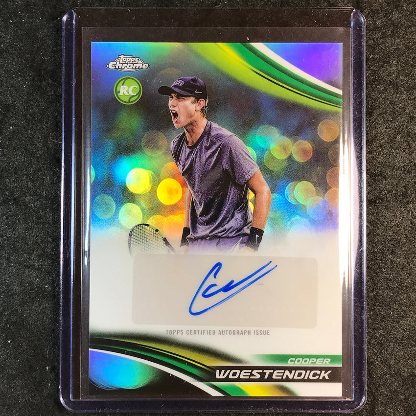 2025 Topps Chrome Tennis COOPER WOESTENDICK Rookie Refractor Auto #CWK