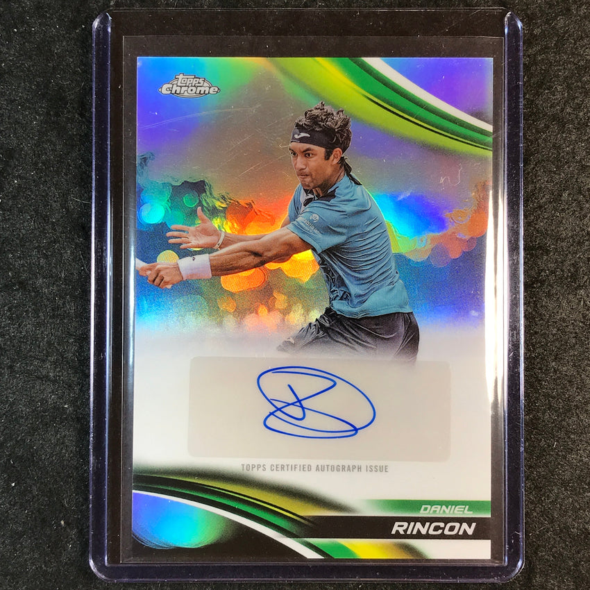 2025 Topps Chrome Tennis DANIEL RINCON Refractor Auto #DRN