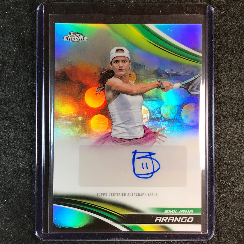 2025 Topps Chrome Tennis EMILIANA ARANGO Refractor Auto #EAO