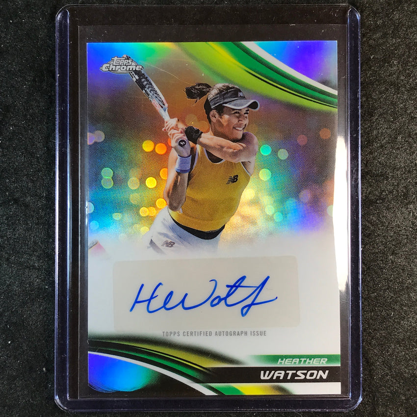 2025 Topps Chrome Tennis HEATHER WATSON Refractor Auto #HWA