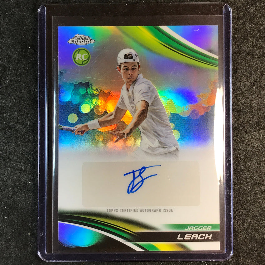 2025 Topps Chrome Tennis JAGGER LEACH Rookie Refractor Auto #JLH