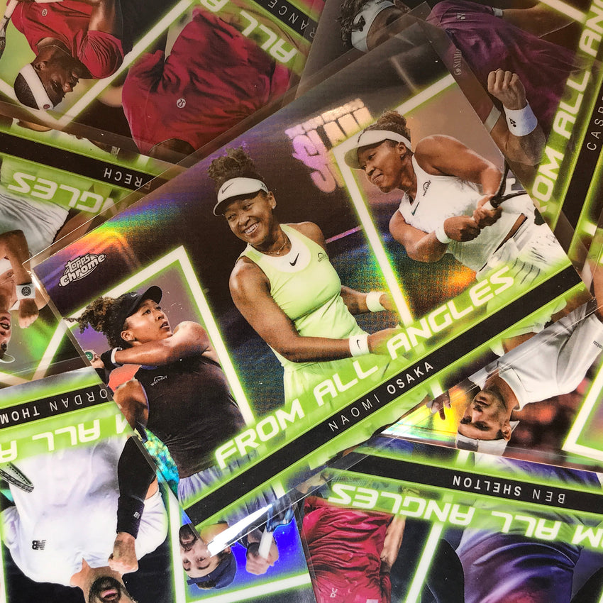 2025 Topps Chrome Tennis QINWEN ZHENG From All Angles Refractor #18