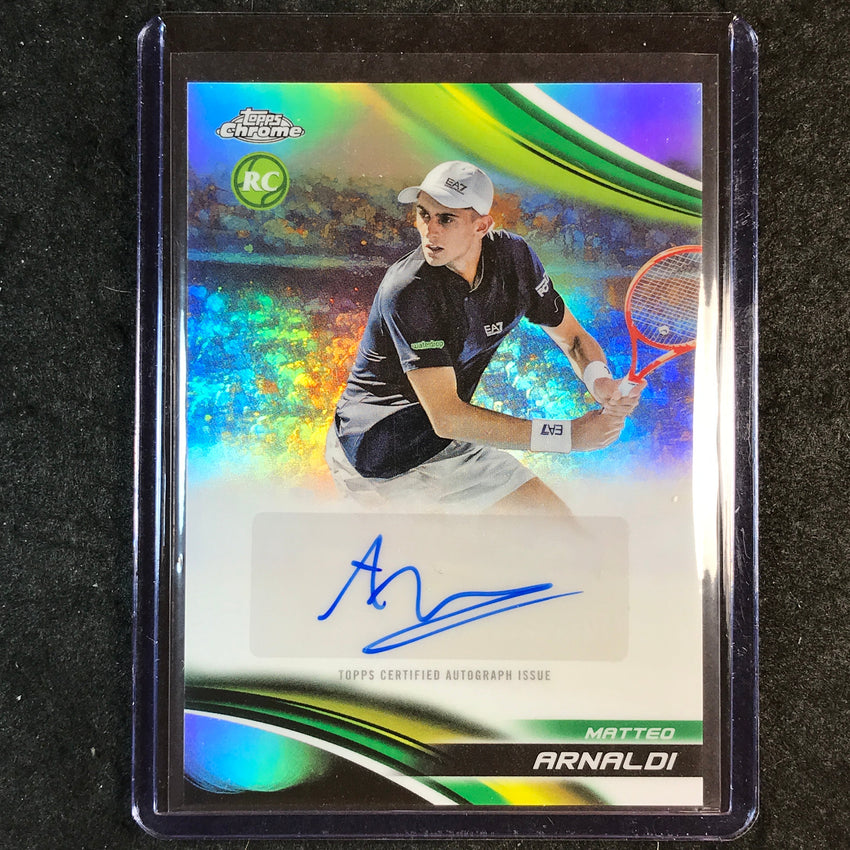 2025 Topps Chrome Tennis MATTEO ARNALDI Rookie Refractor Auto #MAI