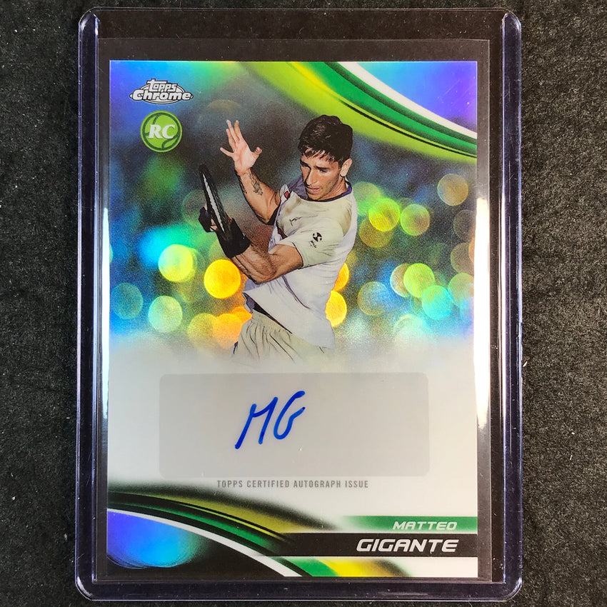 2025 Topps Chrome Tennis MATTEO GIGANTE Rookie Refractor Auto #MGE