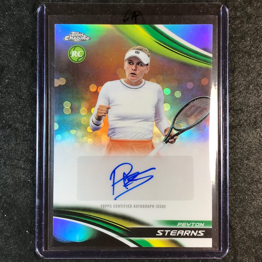 2025 Topps Chrome Tennis PEYTON STEARNS Rookie Refractor Auto #PSS (A)