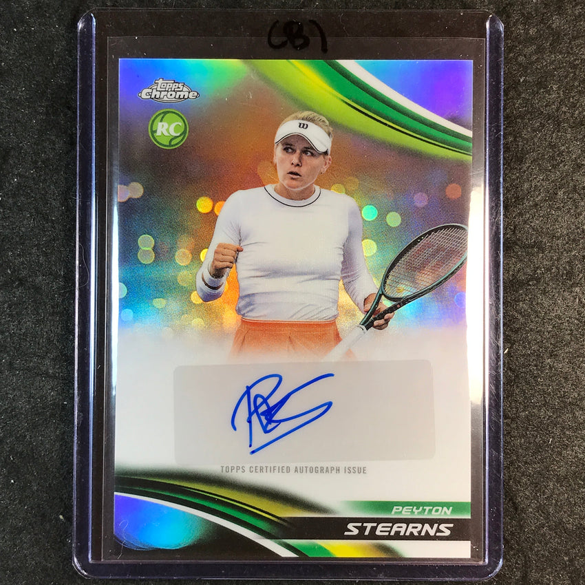 2025 Topps Chrome Tennis PEYTON STEARNS Rookie Refractor Auto #PSS (B)