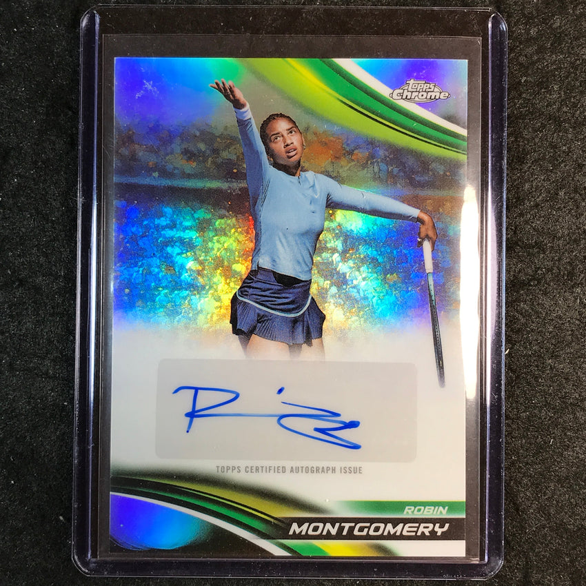 2025 Topps Chrome Tennis ROBIN MONTGOMERY Refractor Auto #RMY