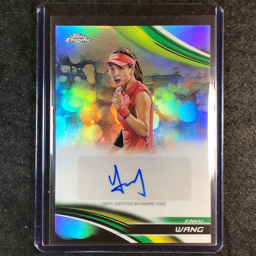 2025 Topps Chrome Tennis XINYU WANG Refractor Auto #XYW