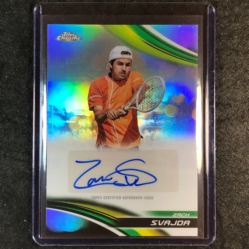 2025 Topps Chrome Tennis ZACH SVAJDA Refractor Auto #ZSA